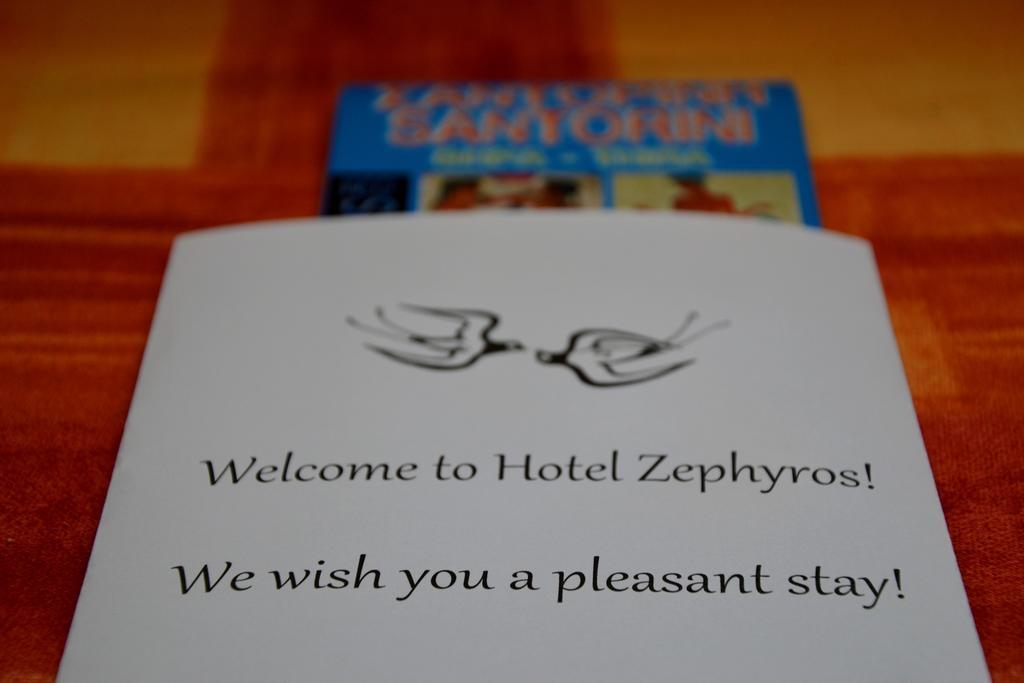 Zephyros Hotel Kamári Dış mekan fotoğraf