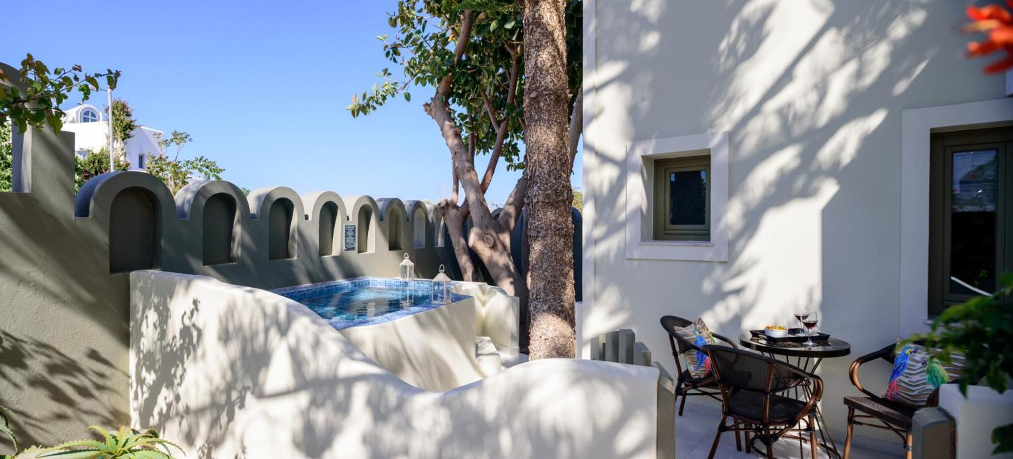 Zephyros Hotel Kamári Dış mekan fotoğraf